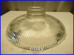 Vintage Holophane Style Prismatic Ribbed Glass Lamp Shade 8 Industrial LightR4 Vintage Holophane Style Prismatic Ribbed Glass Lamp Shade 8 Industrial LightR4