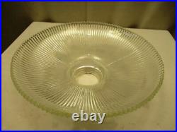 Vintage Holophane Style Prismatic Ribbed Glass Lamp Shade 8 Industrial LightR4 Vintage Holophane Style Prismatic Ribbed Glass Lamp Shade 8 Industrial LightR4
