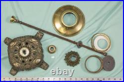 Vintage Hurricane Lot Lamp Parts Cast Metal Dq