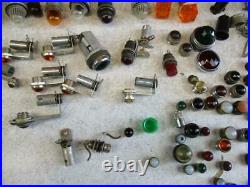 Vintage Indicator Light Jewel Screw Lens Pilot Lamp Parts Lot of 150