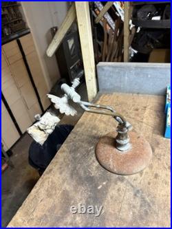 Vintage Industrial Work Task Light Lamp Jointed Articulating Fixture Parts USA
