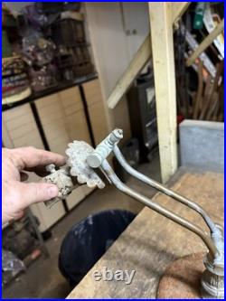 Vintage Industrial Work Task Light Lamp Jointed Articulating Fixture Parts USA