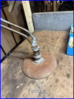 Vintage Industrial Work Task Light Lamp Jointed Articulating Fixture Parts USA