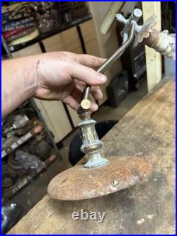 Vintage Industrial Work Task Light Lamp Jointed Articulating Fixture Parts USA