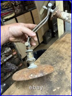 Vintage Industrial Work Task Light Lamp Jointed Articulating Fixture Parts USA