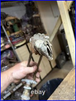 Vintage Industrial Work Task Light Lamp Jointed Articulating Fixture Parts USA