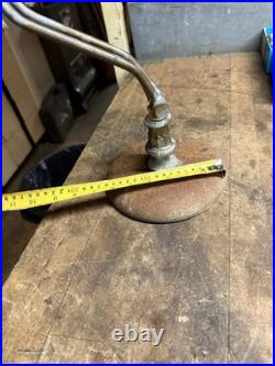 Vintage Industrial Work Task Light Lamp Jointed Articulating Fixture Parts USA