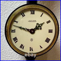 Vintage Jaeger LeCoultre Rue De La Paix Street Post Desk Clock For Parts Repair
