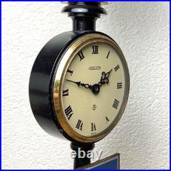 Vintage Jaeger LeCoultre Rue De La Paix Street Post Desk Clock For Parts Repair