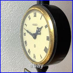 Vintage Jaeger LeCoultre Rue De La Paix Street Post Desk Clock For Parts Repair