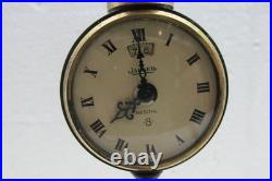 Vintage Jaeger Recital Rue de la Paix Lamp Post Desk Clock For Parts/Repair
