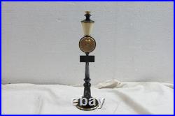Vintage Jaeger Recital Rue de la Paix Lamp Post Desk Clock For Parts/Repair