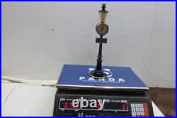 Vintage Jaeger Recital Rue de la Paix Lamp Post Desk Clock For Parts/Repair