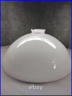 Vintage Japanese Milky White Glass Lamp Shade? 10.2×H5.1inch Lighting Parts Rare