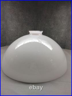 Vintage Japanese Milky White Glass Lamp Shade? 10.2×H5.1inch Lighting Parts Rare