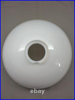 Vintage Japanese Milky White Glass Lamp Shade? 10.2×H5.1inch Lighting Parts Rare
