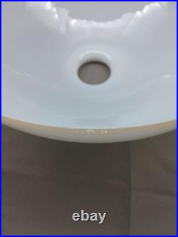 Vintage Japanese Milky White Glass Lamp Shade? 10.2×H5.1inch Lighting Parts Rare