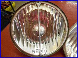 Vintage K-d Lamp Co Accessory 6 V Fog Light Pair Special Reflector Deflector