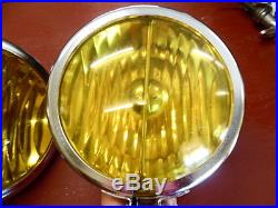 Vintage K-d Lamp Co Accessory 6 V Fog Light Pair Special Reflector Deflector