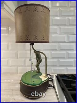 Vintage King America Putter Golf Lamp For Birdie Not Working, For Parts Only