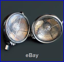 Vintage LUCAS FT58/2 Fog Lights Lamps Rolls Royce Bentley Jaguar Riley BARN FIND