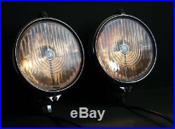 Vintage LUCAS FT58/2 Fog Lights Spot Lamps Rolls Royce Bentley Jaguar