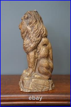 Vintage Lion Lamp Figural Regent Style MCM 14 Statue Antique Light Parts