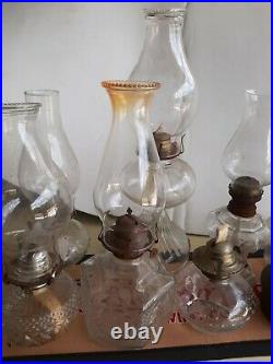 Vintage Lot Oil/Kerosene Lamp Burners & Misc. Parts Lamplight Farms ETC