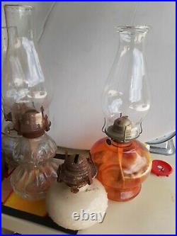 Vintage Lot Oil/Kerosene Lamp Burners & Misc. Parts Lamplight Farms ETC