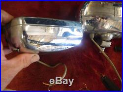 Vintage Lucas Rectangle FT/LR8 FOG Light Lamps Pair With Covers VERY BRIGHT BEAM Vintage Lucas Rectangle FT/LR8 FOG Light Lamps Pair With Covers VERY BRIGHT BEAM