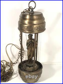 Vintage MCM Johnson Ind Goddess Hanging/Tabletop Oil Rain Lamp For Parts/Repair Vintage MCM Johnson Ind Goddess Hanging/Tabletop Oil Rain Lamp For Parts/Repair