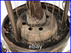 Vintage MCM Johnson Ind Goddess Hanging/Tabletop Oil Rain Lamp For Parts/Repair