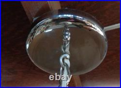 Vintage MCM Pendant Ceiling Light Lamp Fixture Frosted Glass Shade