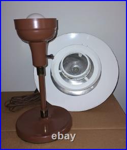 Vintage MCM UFO Saucer Atomic lamp Light Fixture Parts