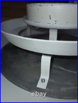 Vintage MCM UFO Saucer Atomic lamp Light Fixture Parts