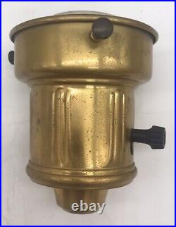 Vintage Marble And Brass Table Lamp With Porcelain Socket. Parts