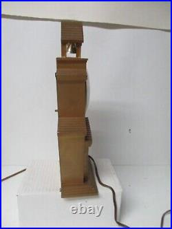 Vintage Mastercrafters Animated Motion Lamp Mantle Clock Church Bell Ringer