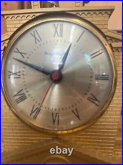 Vintage Mastercrafters Animated Motion Lamp Mantle Clock- Good Working Condition