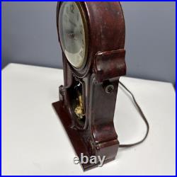 Vintage Mastercrafters Animated Swinging Girl Lighted Motion Clock With Lamp