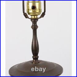 Vintage Moorcroft Lamp With Brass Fittings & Colorful Fruit Design