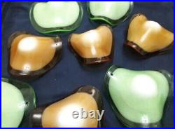Vintage Multi Curve Mixed Colors Shade Glass For Chandelier And Lamp Parts 6
