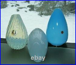 Vintage Murano Glass Lamp Parts Barovier Toso Barbini Lot of 3