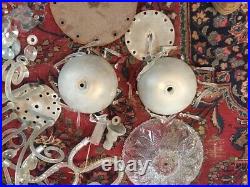 Vintage Murano Glass Parts for Chandelier Restoration