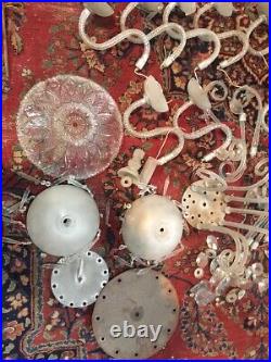 Vintage Murano Glass Parts for Chandelier Restoration