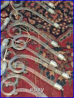 Vintage Murano Glass Parts for Chandelier Restoration