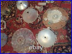 Vintage Murano Glass Parts for Chandelier Restoration