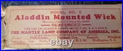 Vintage NOS Aladdin Lamps Lot Lox-On Mantle 12-B-C Wick B-C-21 Light Burner 21c