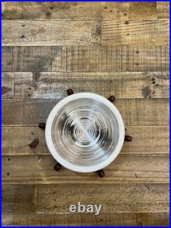 Vintage Nautical Ships Wheel Ceiling MCM Light Fixture Maritime Parts/Repair