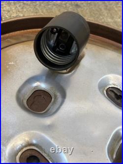 Vintage Nautical Ships Wheel Ceiling MCM Light Fixture Maritime Parts/Repair