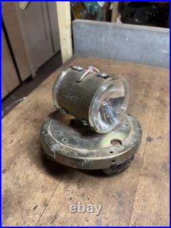 Vintage Old Rotating Revolving Electric Signal Light Lamp Fire Truck Parts USA